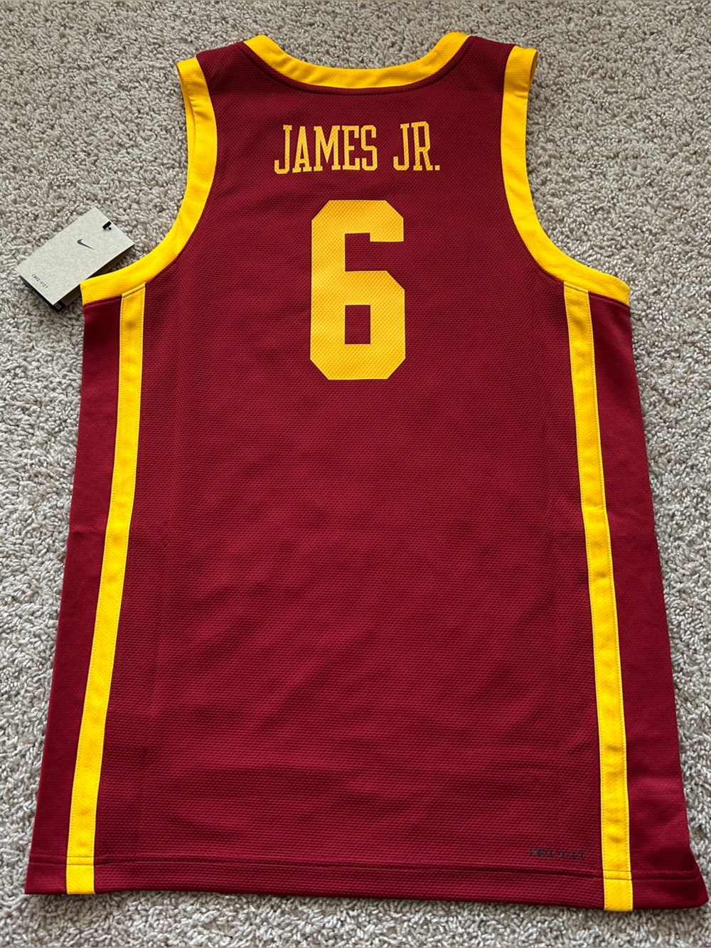 Nike USC Bronny James jersey S